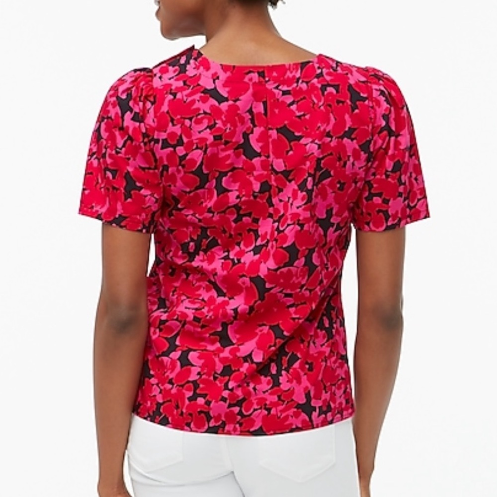 NWT J. Crew puff sleeve top - Picture 3 of 15